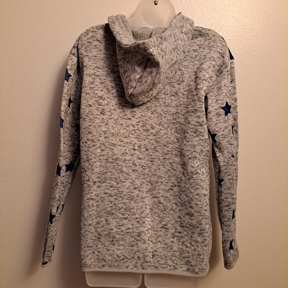 In God We Trust Patriotic American flag &Stars pullover Hooded Sweatshirt - Picture 4 of 9